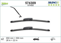 Valeo Scheibenwischer Set Frontscheibe 574309 Wischerblatt