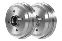 2x Bremstrommel mit Radlager für Peugeot 206 207...