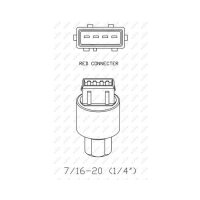 Druckschalter Klimaanlage für Citroen Fiat Lancia Peugeot NRF 38936