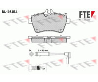 FTE Bremsbelagsatz Bremsbeläge VORDERACHSE für Mercedes A-Klasse W169