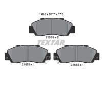 TEXTAR Bremsbelagsatz Bremsbeläge VORDERACHSE...