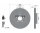 2x TEXTAR brake disc front axle Ø 320 mm for Volvo 92178203