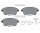 TEXTAR brake pad set for disc brakes Q+ 2518401