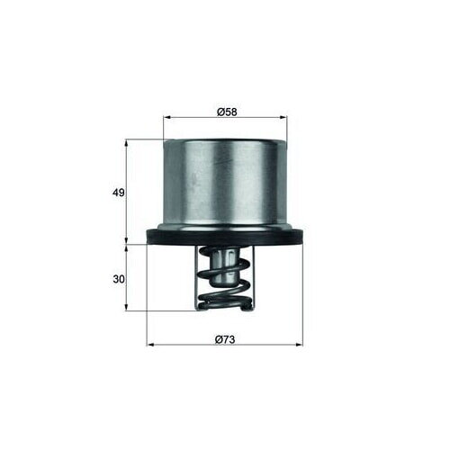 MAHLE Thermostat Kühlmittel THD171 Für Mercedes Motorkühlung Neu