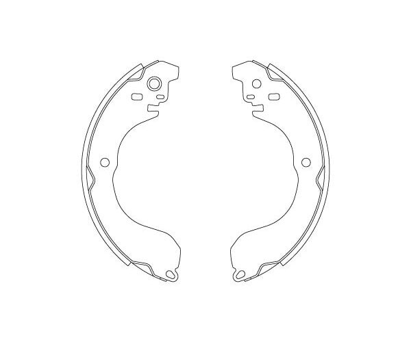 Bremsbackensatz JEEP Compass Patriot Dodge Chrysler TRW Trommelbremse GS8813