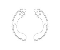 Bremsbackensatz JEEP Compass Patriot Dodge Chrysler TRW...