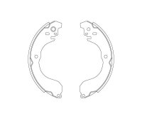 Bremsbackensatz JEEP Compass Patriot Dodge Chrysler TRW Trommelbremse GS8813