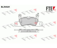 FTE Bremsbelagsatz Bremsbeläge HINTEN...