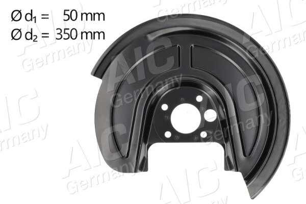 AIC Spritzblech Bremsscheibe Ankerblech  56579 Hinterachse links für Seat Skoda VW