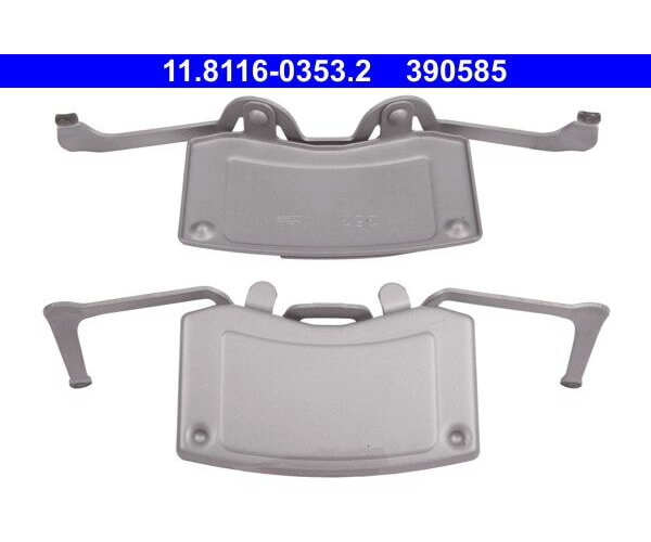 ATE Feder Bremssattel Klammer Halterung für Mercedes 11.8116-0353.2