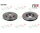 2x FTE brake disc, front axle, Ø 295 mm, for Mercedes Benz BS7509B