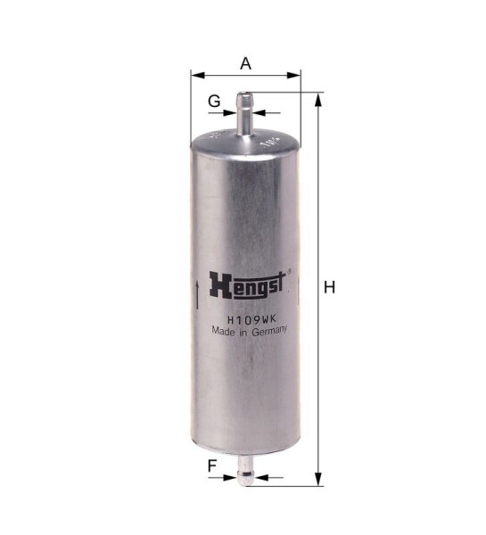 HENGST Kraftstofffilter H109WK für BMW 8er E31 3er E30 E36 5er E34 7er E32