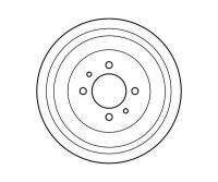 Bremstrommel Trommelbremse Renault TRW Hinterachse 229mm...