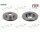 2x FTE brake disc front axle Ø 241 mm for Hyundai KIA