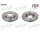 2x FTE brake disc front axle Ø 39mm for Seat VW BS4548B
