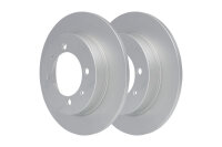 2x ATE brake disc rear axle Ø 260mm for Mitsubishi...