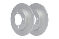 2x ATE brake disc rear axle Ø 260mm for Mitsubishi...