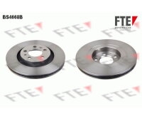 2x FTE brake disc front axle Ø 280 mm for Audi,...