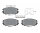 TEXTAR Bremsbelagsatz Scheibenbremse Vorderachse für Kia Hyundai 2389105
