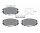 TEXTAR Bremsbelagsatz Scheibenbremse Vorderachse für Kia Hyundai 2389105
