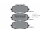 TEXTAR Bremsbelagsatz Scheibenbremse Q+ 2491001