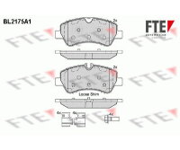 FTE Bremsbelagsatz Bremsbeläge HINTERACHSE für...