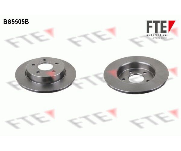 2x FTE Bremsscheibe Hinterachse Ø 265mm für FORD FOCUS C-MAX