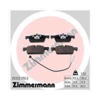 ZIMMERMANN Bremsbelagsatz Bremsbeläge Vorderachse...