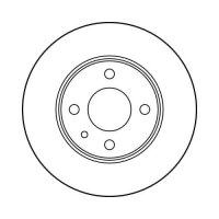 2x TRW Bremsscheibe Ø239mm VORNE für Alfa...