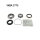 Radlagersatz Mitsubishi L200 L300 L400 SKF hinten 80x40x20mm VKBA 3775
