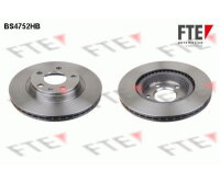 2x FTE front axle brake discs, 80 mm diameter, for Audi,...