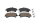Bremsbelagsatz DT Spare Parts 4.91901 Hinterachse Mercedes Sprinter VW Crafter