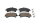 Bremsbelagsatz DT Spare Parts 4.91901 Hinterachse Mercedes Sprinter VW Crafter