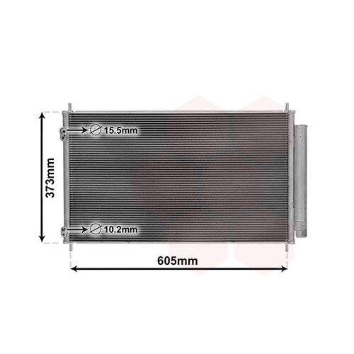 Kondensator Klimaanlage für Toyota Yaris VAN WEZEL 53005708