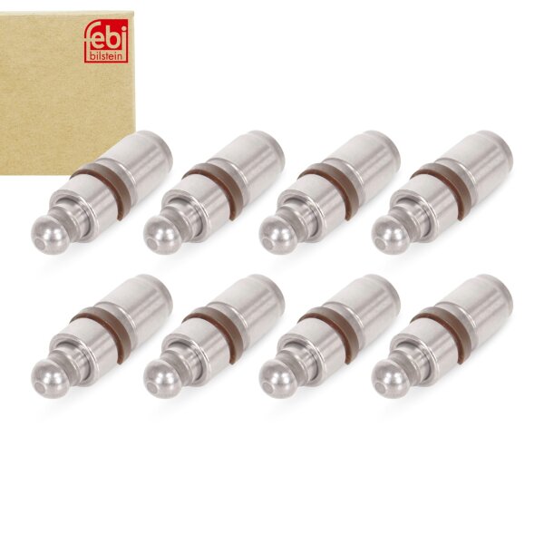 8x FEBI Ventilstößel für BMW 3er E30 E36 E46 5er E34 Z3 M40 M43