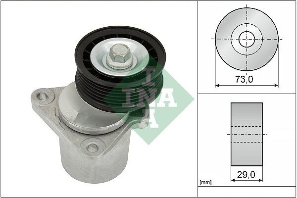 Riemenspanner Keilrippenriemen für Ford Mondeo Galaxy Volvo INA 534 0128 20