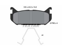 TEXTAR Bremsbelagsatz Scheibenbremse 2176603