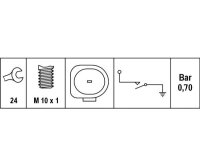 HELLA Öldruckschalter für Audi VW Porsche Schalter Öldruck 6ZL 008 280-031