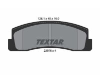 TEXTAR Bremsbelagsatz Bremsbeläge VORDERACHSE PASSEND FÜR LADA NIVA