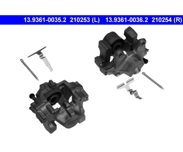 Bremssattel Hinten Rechts Mercedes-Benz C-Klasse CLK SLK CLC Bremse 13936100352