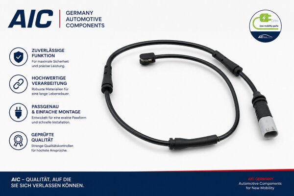 Bremsbelag Verschleißsensor vorne für BMW AIC 57358