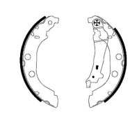 Bremsbackensatz Hinten Peugeot 406 TEXTAR Trommelbremse...