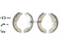 Bremsbackensatz Hinten Peugeot 406 TEXTAR Trommelbremse 91052600
