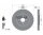 2x TEXTAR brake disc, front axle, Ø 323 mm, for Citroën Peugeot 92267103