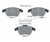 Bremsbelagsatz Bremsbeläge vorne für Audi A3 VW Golf 5 6 Seat Leon Textar