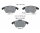 Bremsbelagsatz Bremsbeläge vorne für Audi A3 VW Golf 5 6 Seat Leon Textar