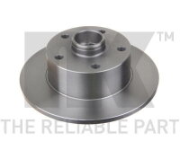 1x NK rear brake disc, 245 mm diameter, for Audi 204757