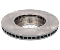 2x FEBI Front Axle Brake Disc 302mm 108452