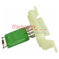 METZGER Widerstand Innenraumgebläse 0917256