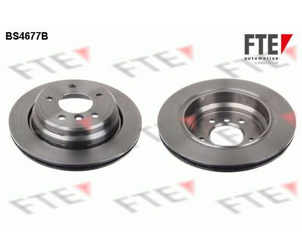 2x FTE Rear Brake Disc 298mm BS4677B